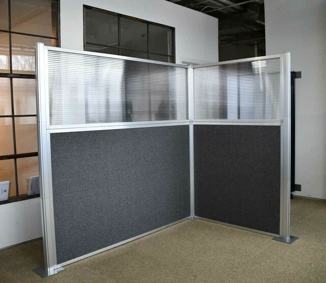 Pre-Configured - 'L' Shape - Hush Panel Cubicle – Portable-Dividers ...